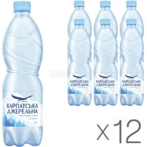 Карпатська джерельна, 0,5 л,  12 шт.,негазована