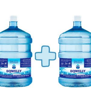 4 бутля очищенной питьевой води Eqwelly